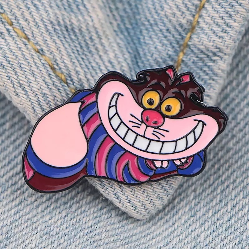 Cheshire Cat pin